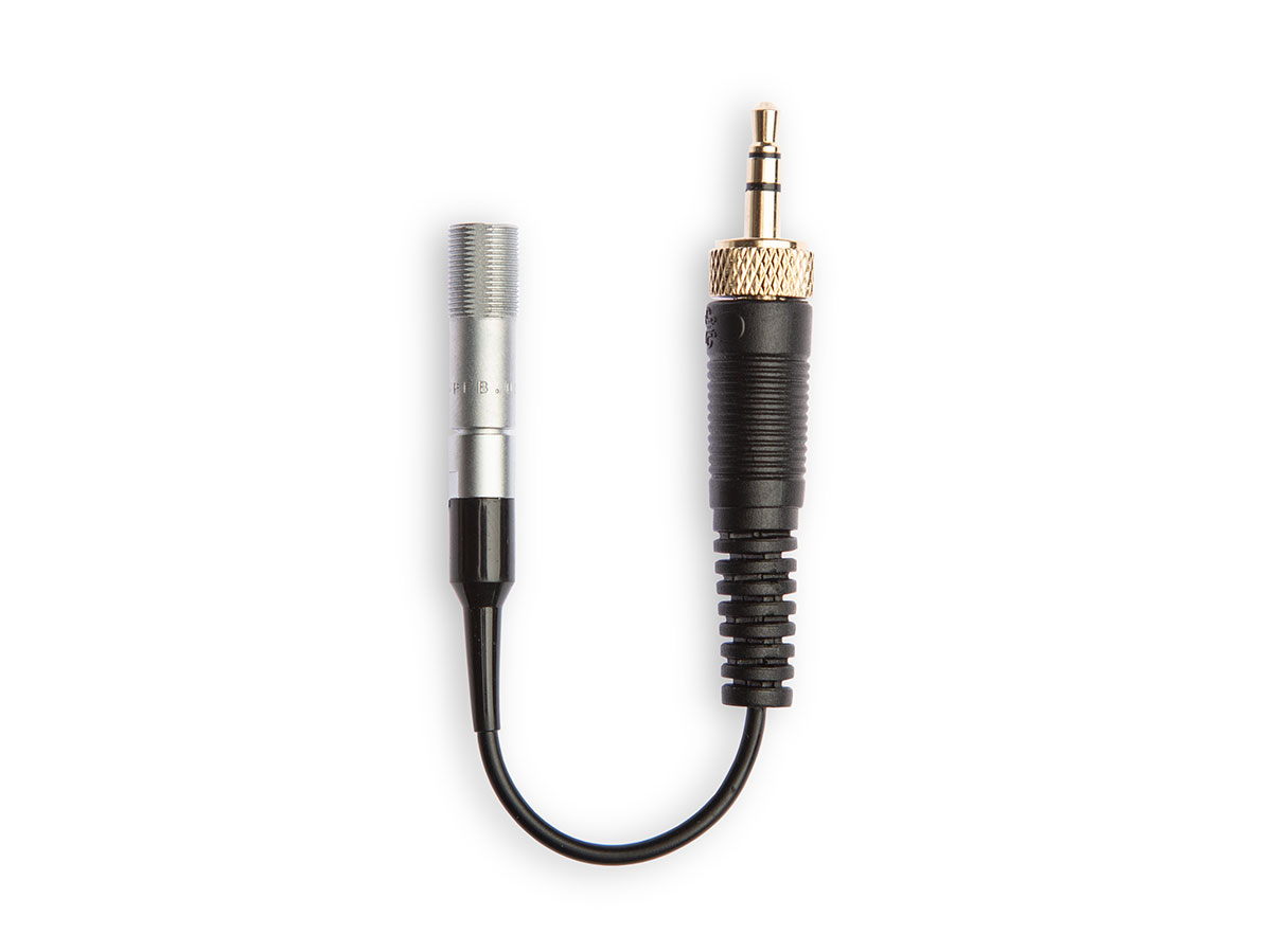 Microphone Adapter - 3-pin LEMO to 3.5 mm Mini Jack