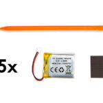R01-5 Battery Replacement Kit Sync E Pack of 5 content