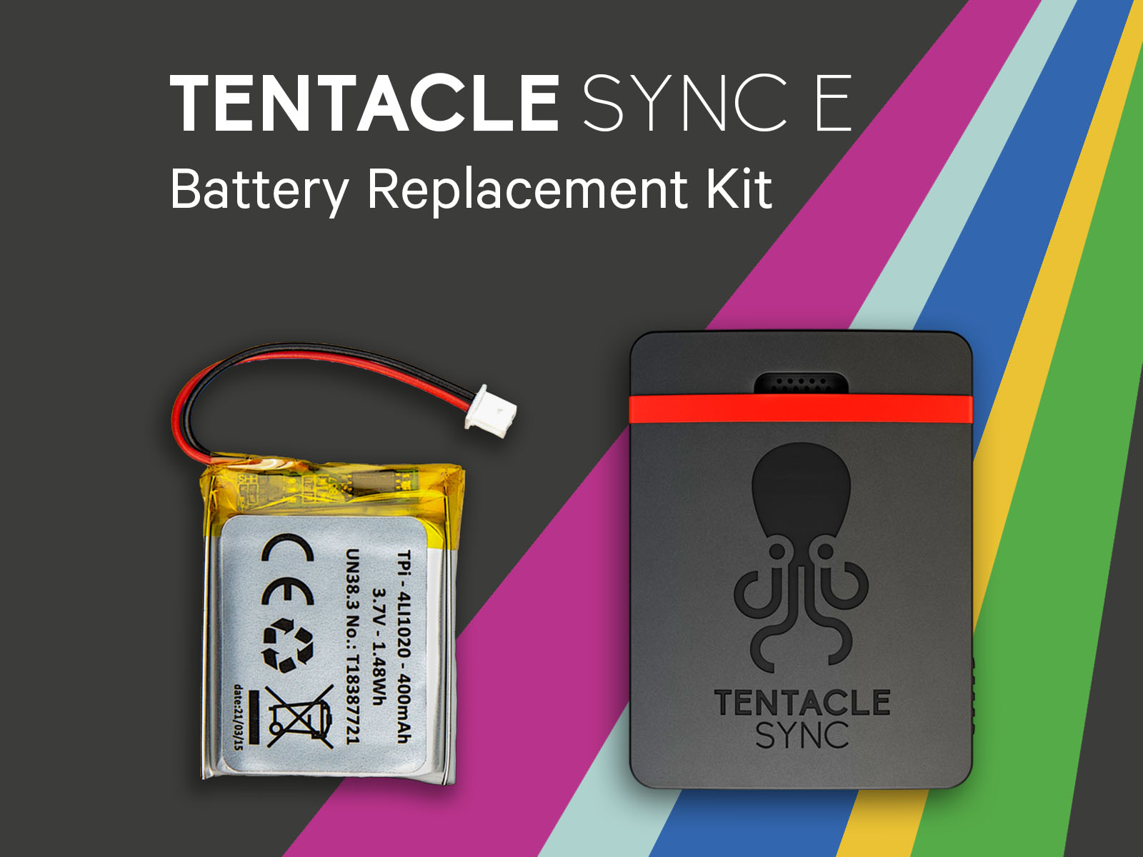 SYNC E - Battery Replacement Kit | Tentacle Sync Shop