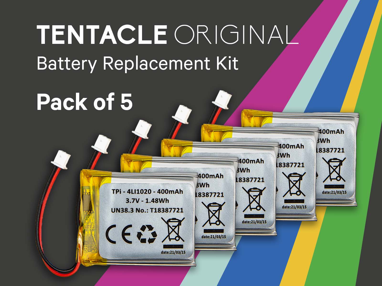 ORIGINAL - Battery Replacement - Pack of 5