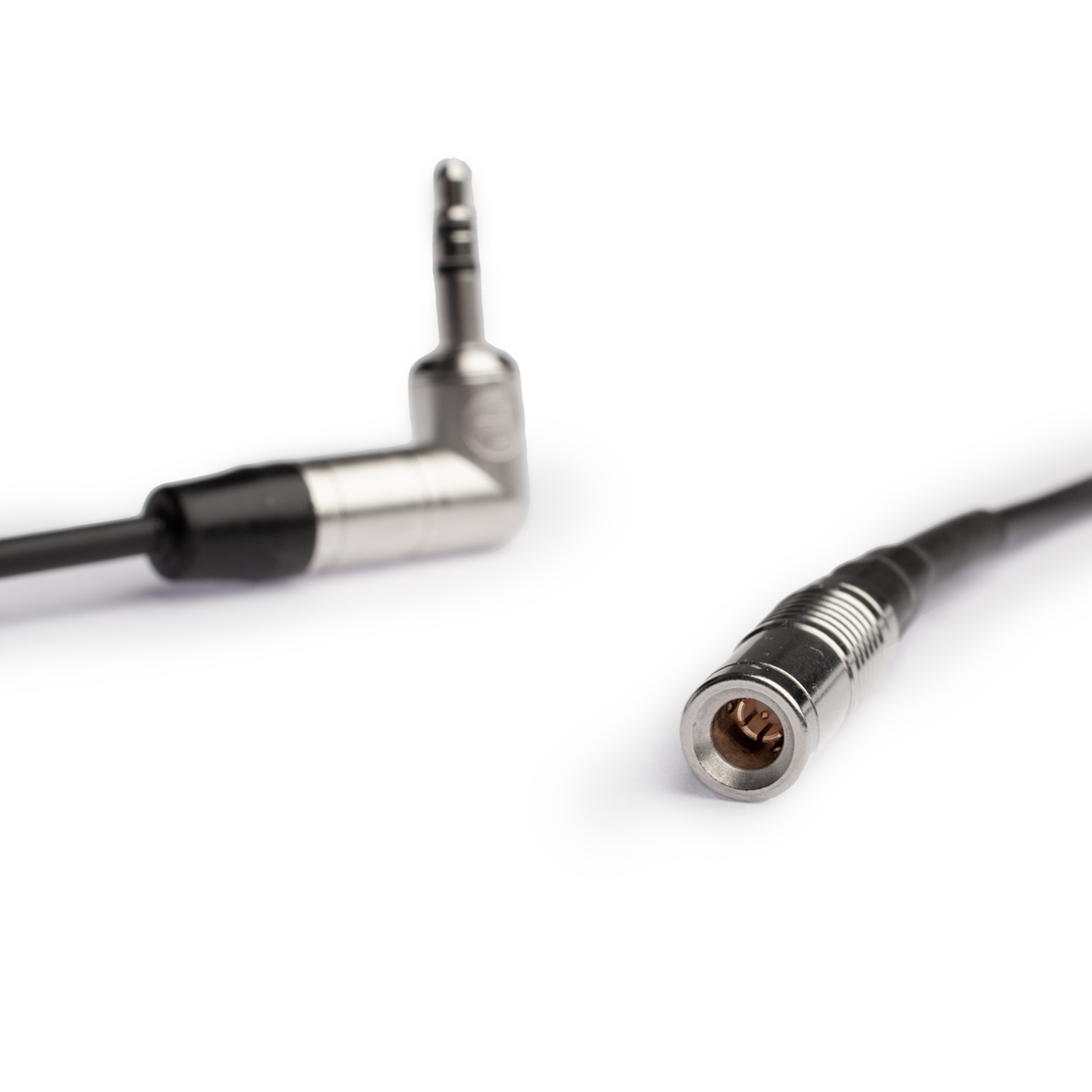 Timecode Cavo Angolo Retto Per Canon R5C E Tentacle Sync - Jack TRS 3,5 Mm A DIN 1.0/2.3 - 40 Cm Per Sincronizzazione Audio/Video