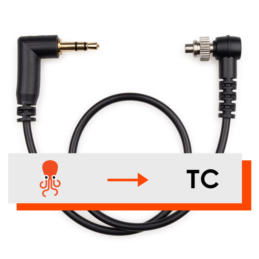 Tentacle to flash synchro socket timecode cable tentacle sync shop