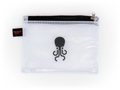 Tentacle Sync pouch in black with octopus