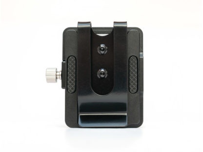 Sync E bracket with belt clip - bottom side